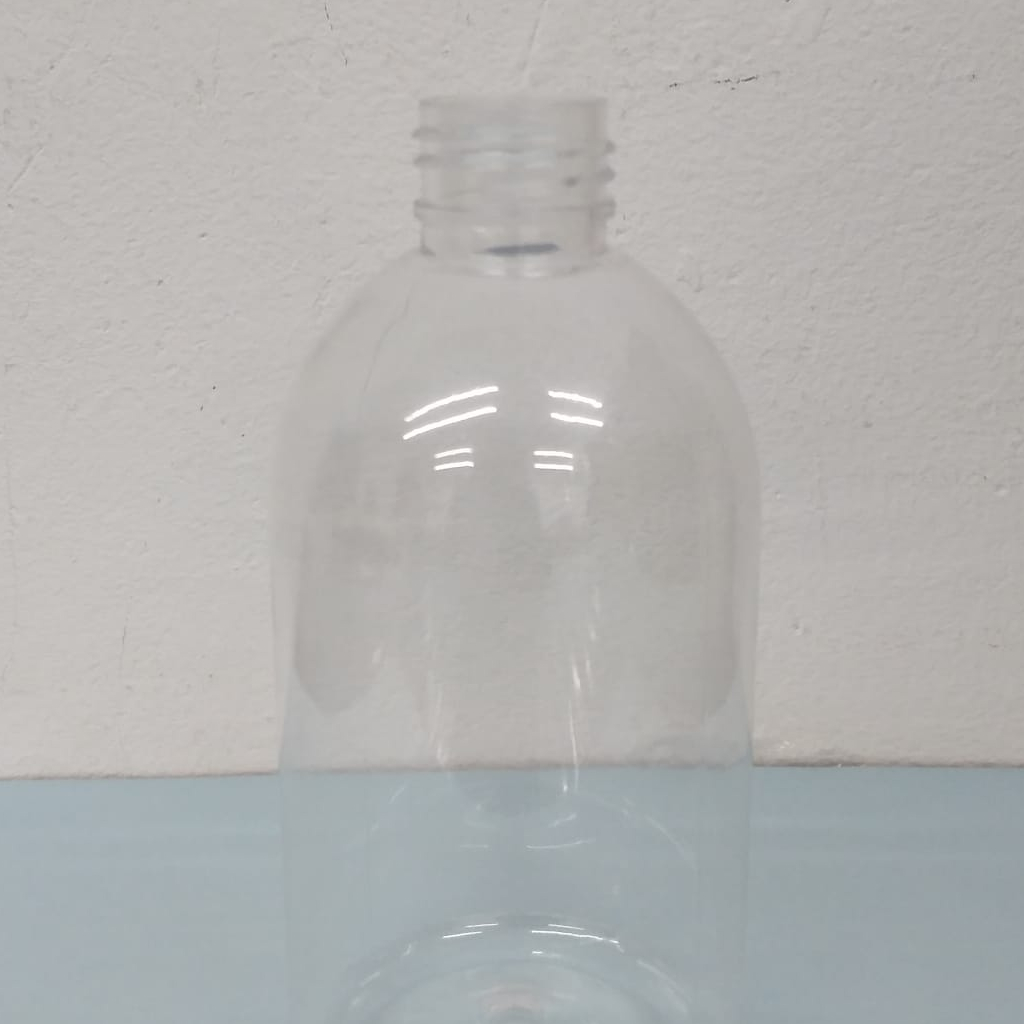 [25PCS] Botol Plastik PET 250ml Oval Bening