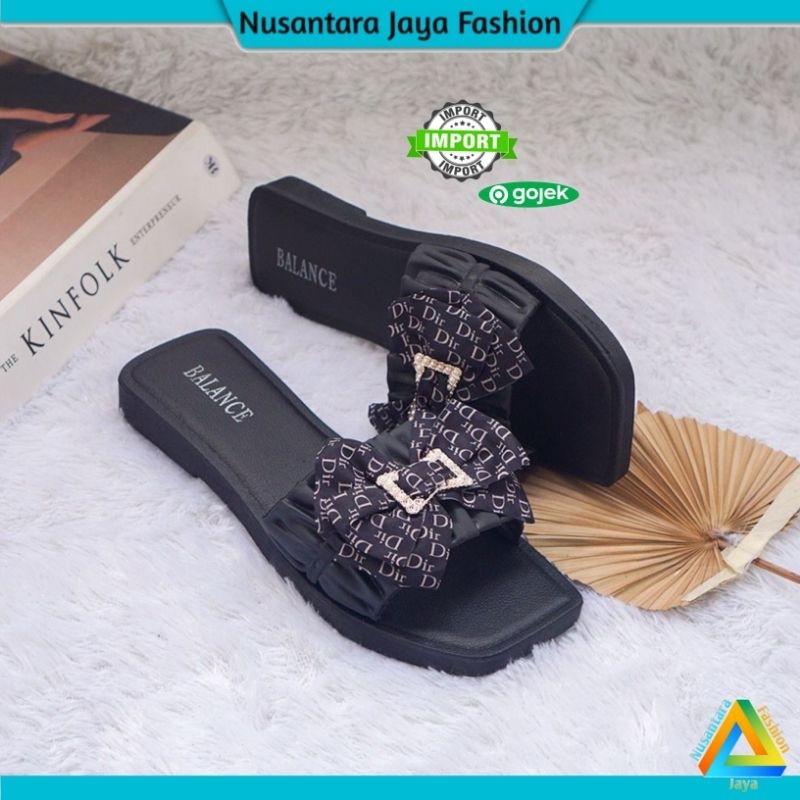 Sandal Jelly Wanita Terbaru Model Pita Balance 268 X10