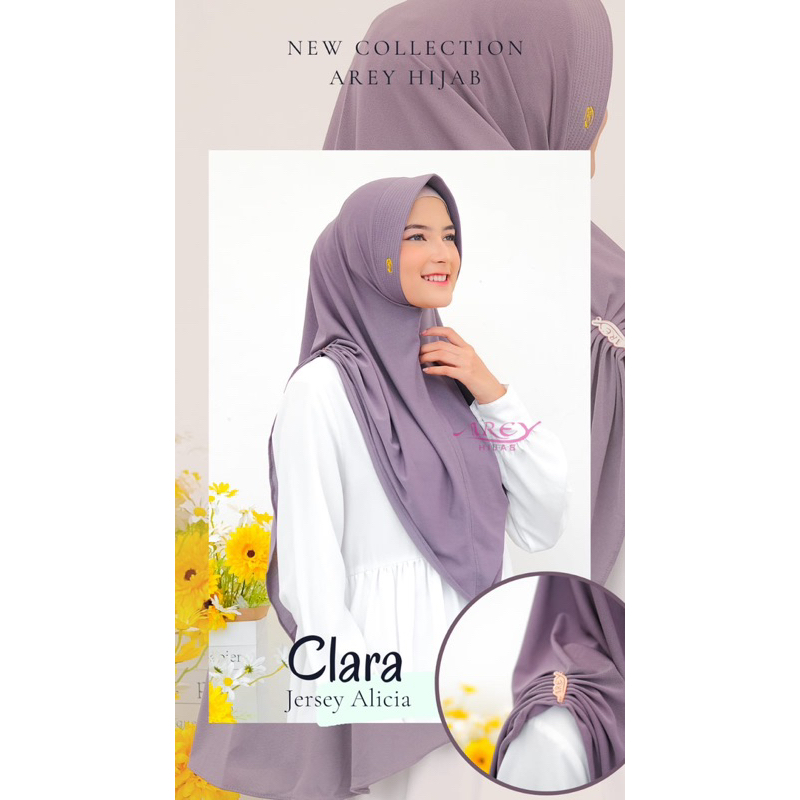 Hijab Instan Clara Matt Jersey Alicia By Arey