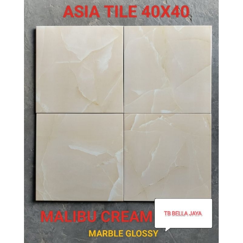 Keramik Lantai Licin Asia Tile Malibu Series Ukuran 4040