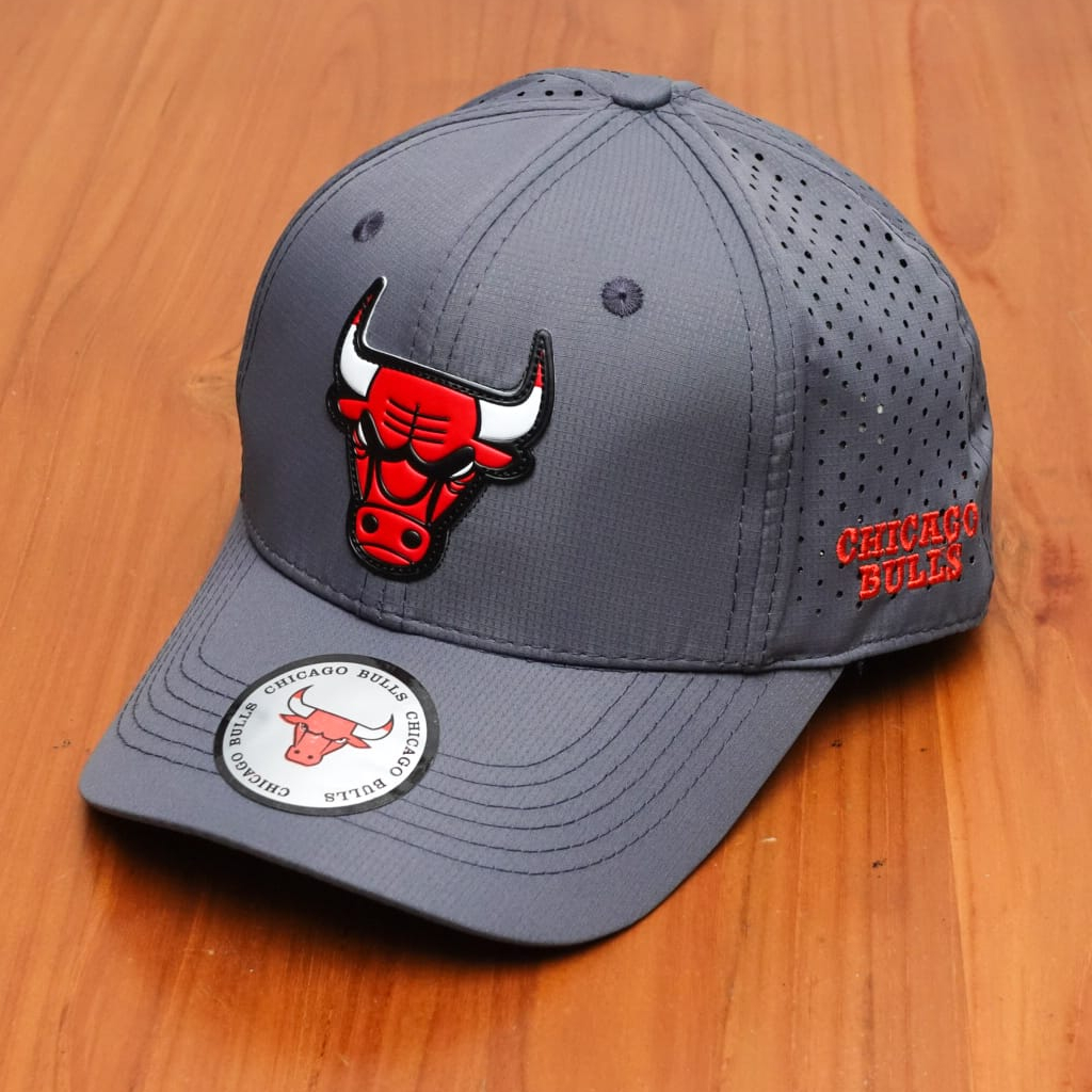 Topi Bulls Baseball Pria Topi NBA Import Mirror ORI