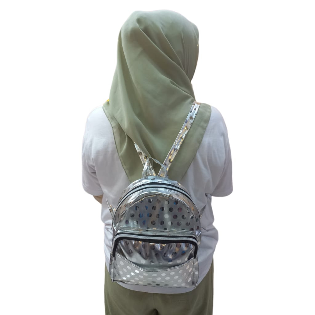 Tas Ransel Wanita Hologram Tas Wanita Tas Ransel kekinian fashion remaja keren bisa cod