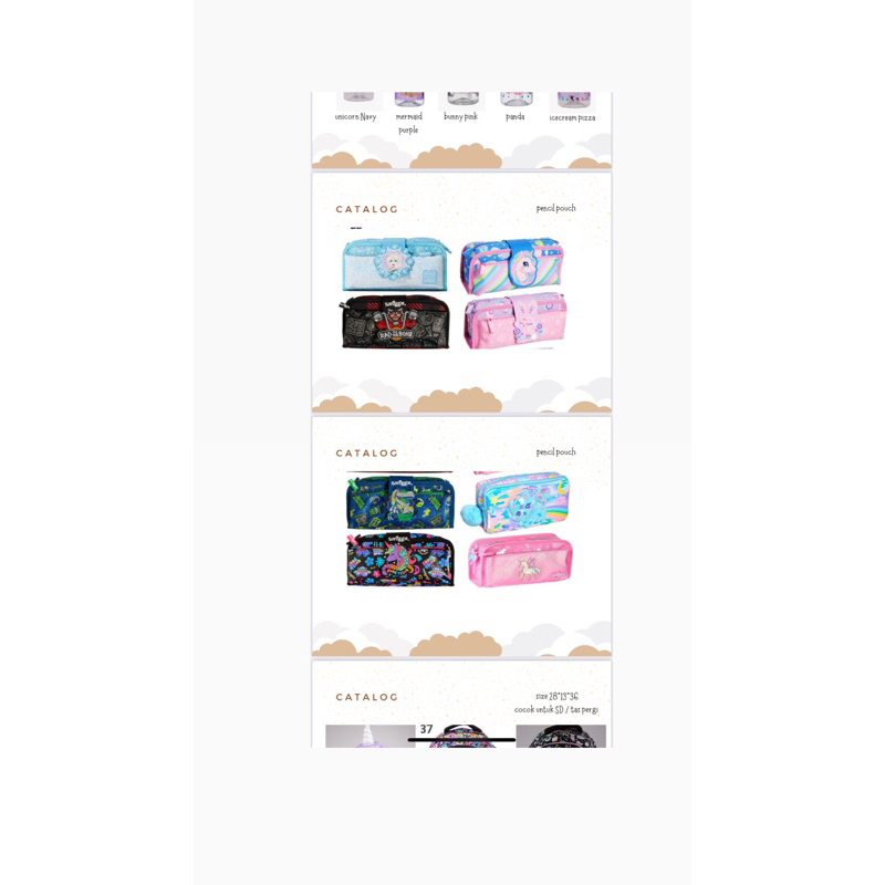 

PO Smiggle stationary tempat pensil anak