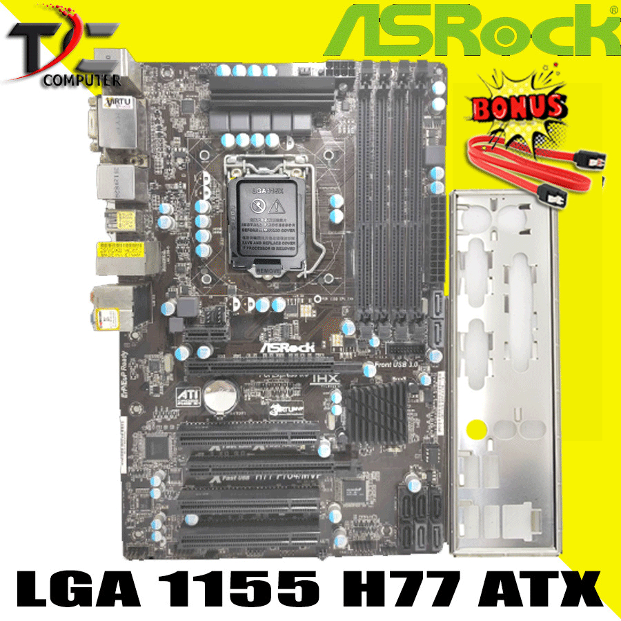 Mainboard Intel LGA 1155 H77 ATX ASROCK