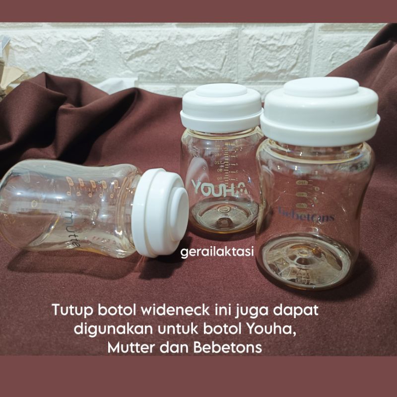 Pump Mates Bottle Cap and Sealing Disc untuk Tutup Botol Spectra Bebetons Mutter