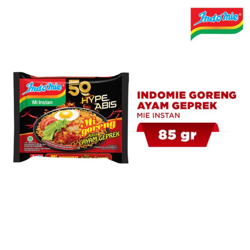 

1 pcs Mie Instan Indomie Goreng Ayam Geprek 85 gr