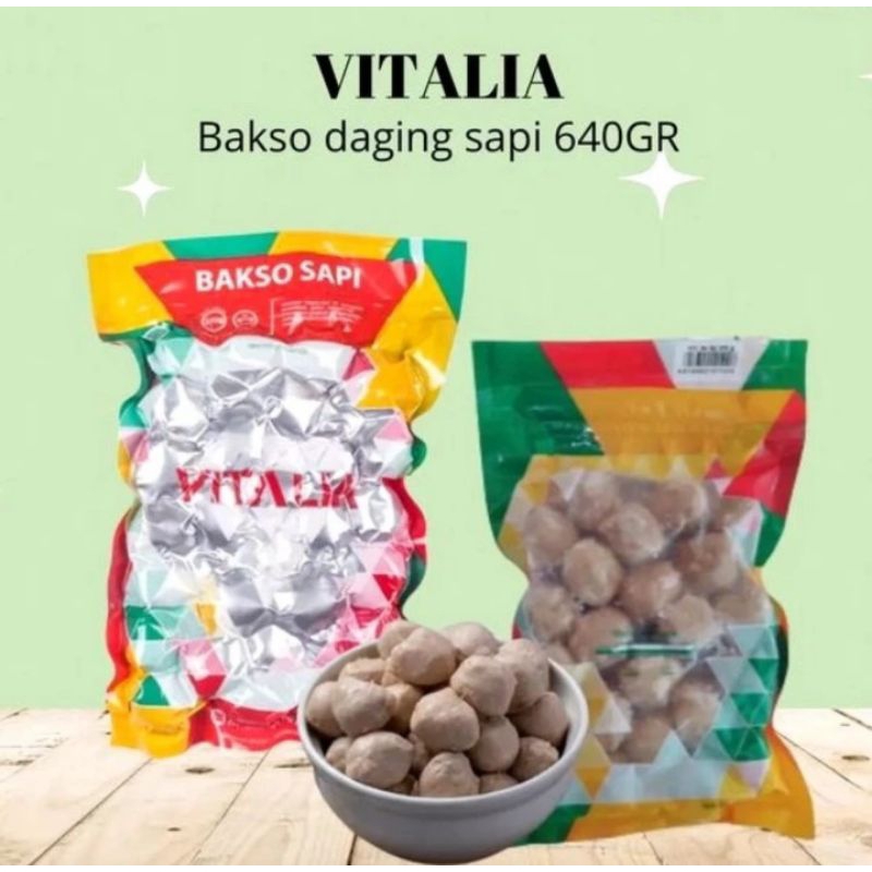 

Vitalia Bakso Sapi 640gr