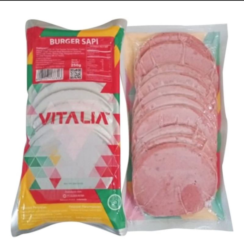 

Vitalia Beef Burger 10s 250gr