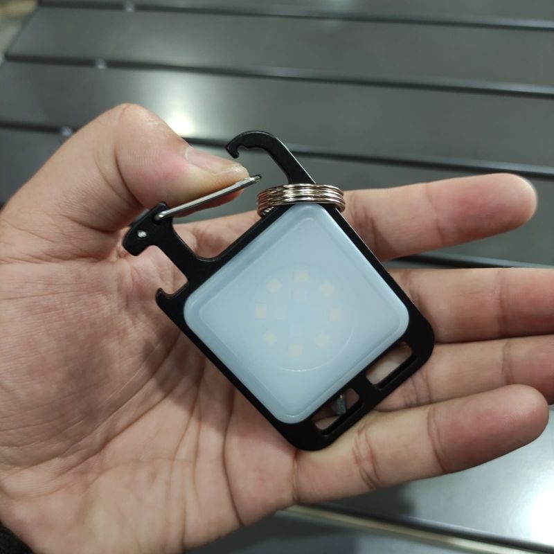LAMPU LED EMERGENCY KEYCHAIN MULTIFUNGSI / LAMPU CAMPING CAS USB