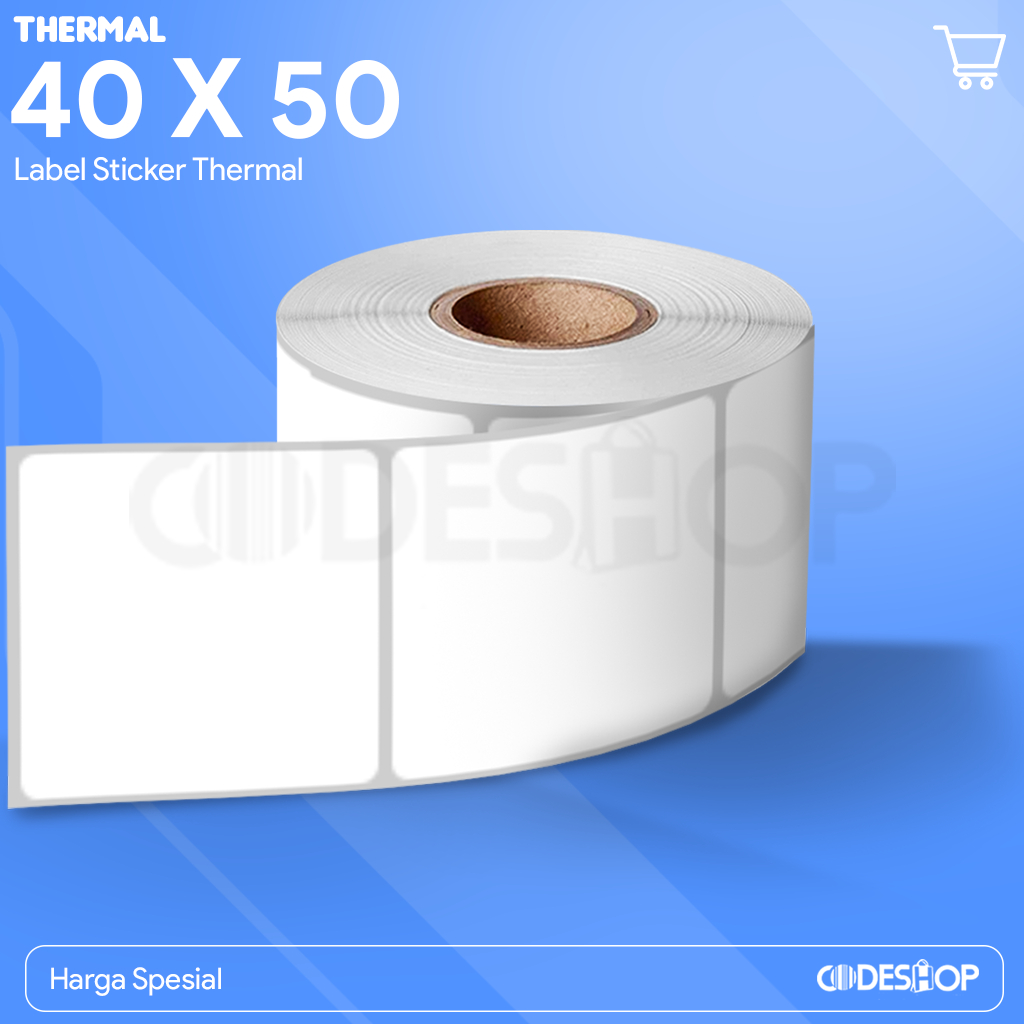 

Codeshop Stiker Label Barcode 40x50mm Thermal 1 Line 2000 Pcs