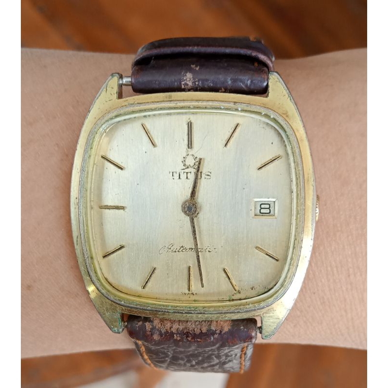 Vintage Titus Automatic Gold Plated