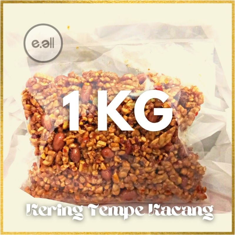 

[PO] Tempe Kacang Kering Kiloan 1 Kg - cemilan instan enak original asli