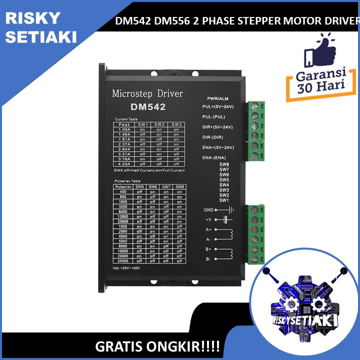 DM542 DM556 2 PHASE STEPPER MOTOR DRIVER NEMA 34 42 57 STEPPER CONTROL