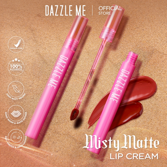 DAZZLE ME Misty Matte Lip Cream / Silky Kiss Lip Matte Waterproof