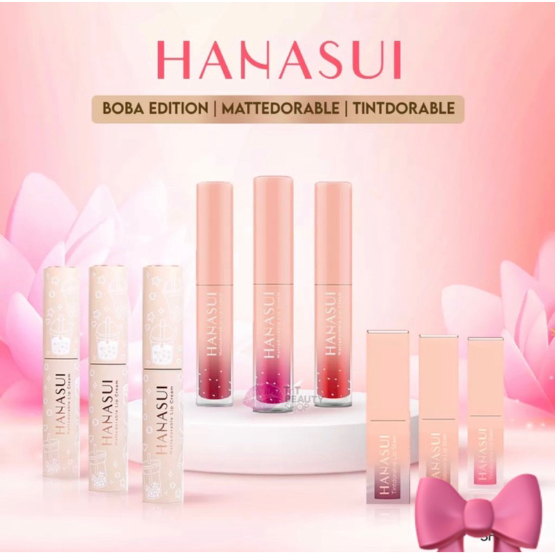 HANASUI LIP CREAM | HANASUI BOBA EDITION | HANASUI LIP TINT | HANASUI LIP STAIN