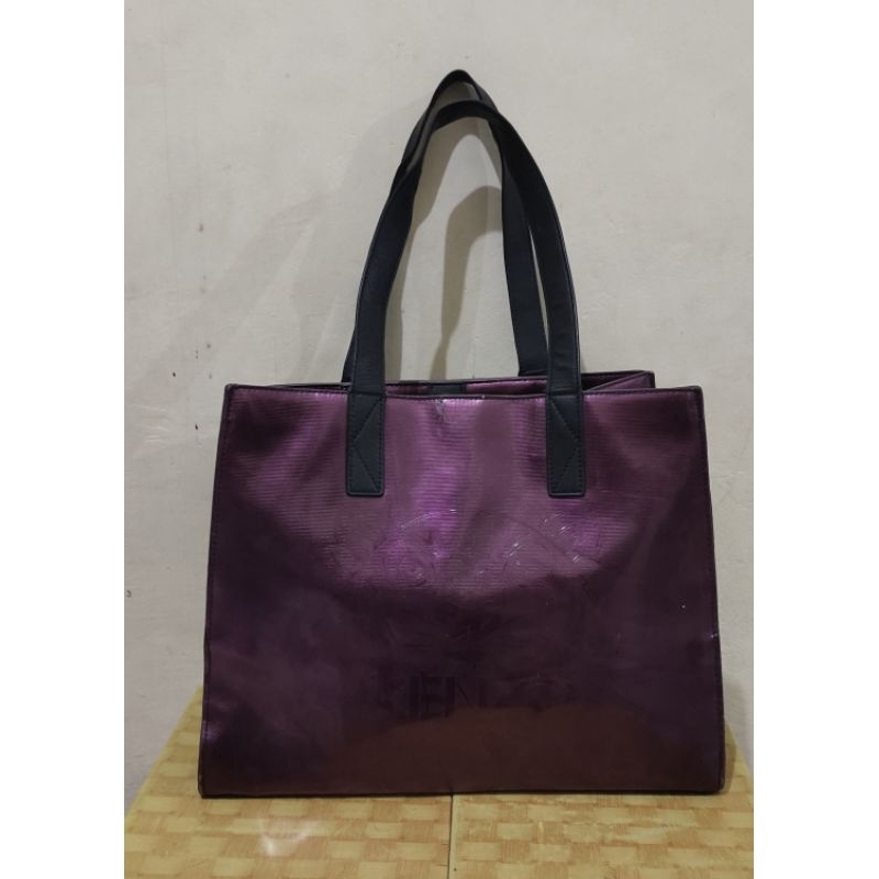 Tote bag wanita, Tas bahu  original Kenzo (preloved)