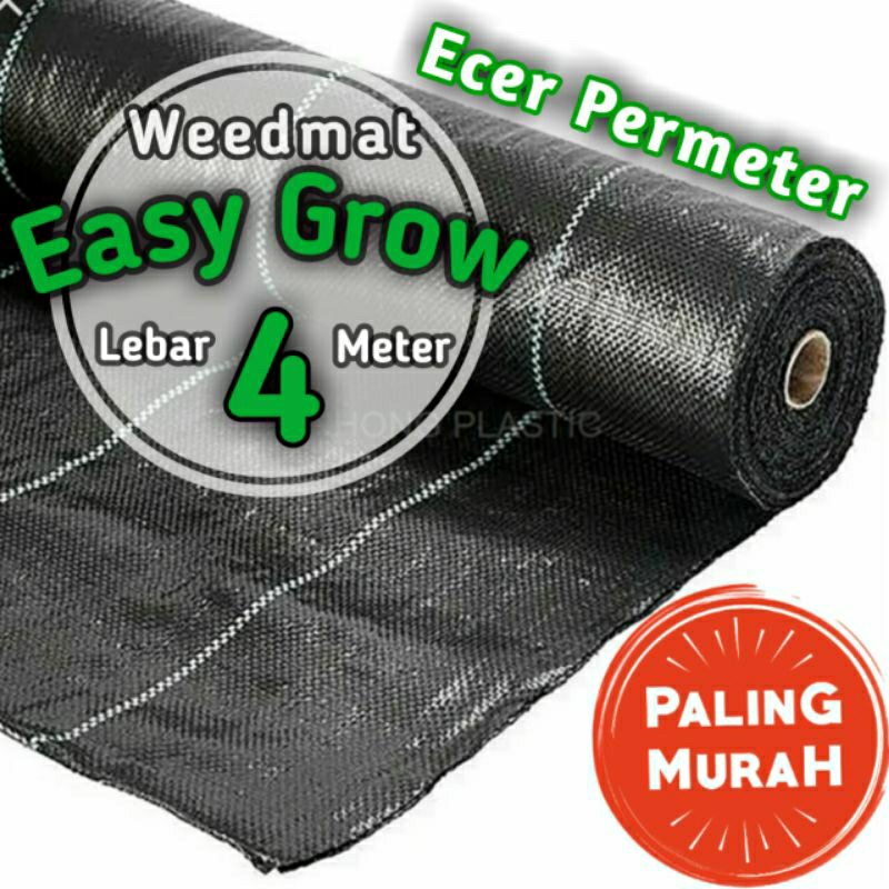 Weedmat Lebar 4 meter / weedmat control / terpal mulsa green house ecer
