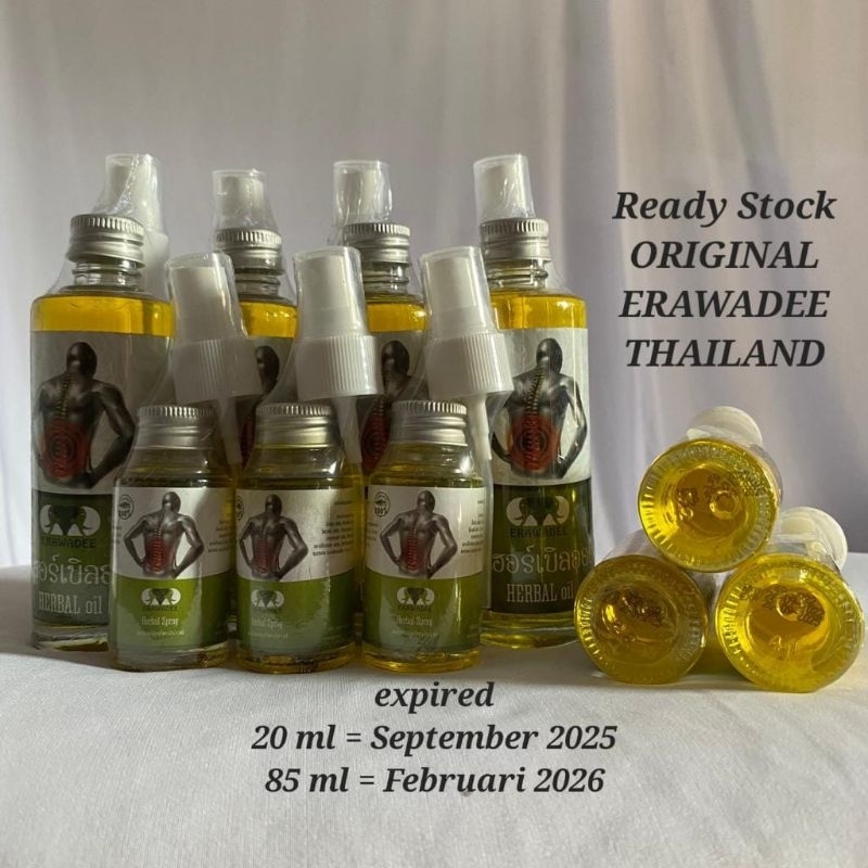 Herbal Spray Erawadee No 60 Erawadee Thailand Original