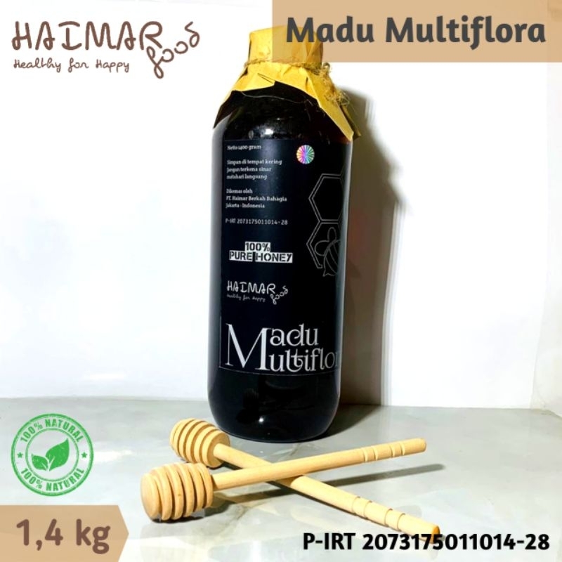 

Madu Multiflora- Madu Asli Murni 100% - 1,4 kg - HAIMAR food