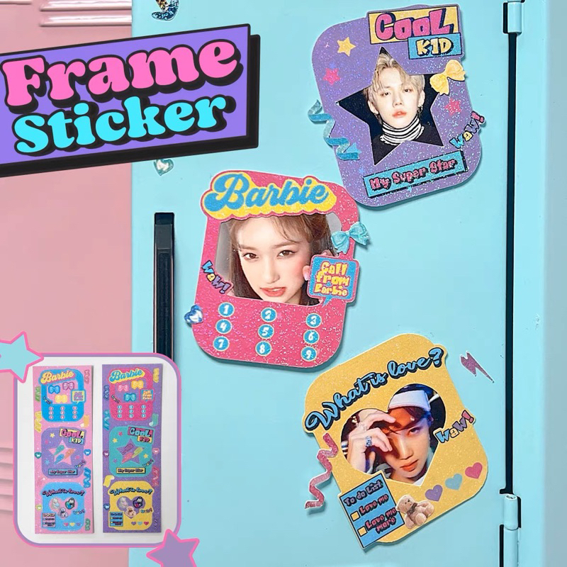 

kindawaw frame sticker official palette id stiker diy