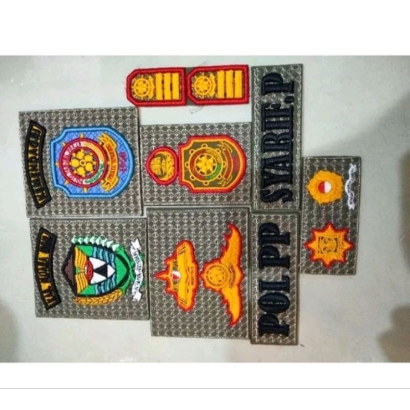 ATRIBUT SATPOL PP TIMBUL MOTIF MATULL