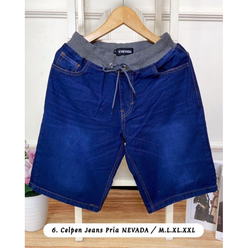 Celana pendek Jeans NEVADA celpen Nevada cowok
