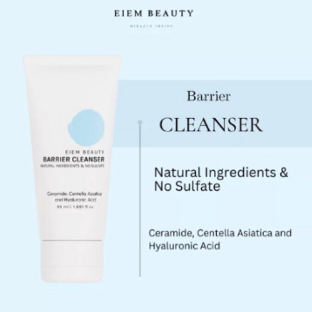 [ READY STOCK ] EIEM BARRIER CLEANSER | FACIAL CLEANSER