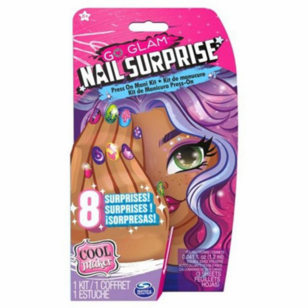 

Unik Mainan Kutek Kuku Anak Go Glam Nail Surprise Press On Mani Kit Berkualitas