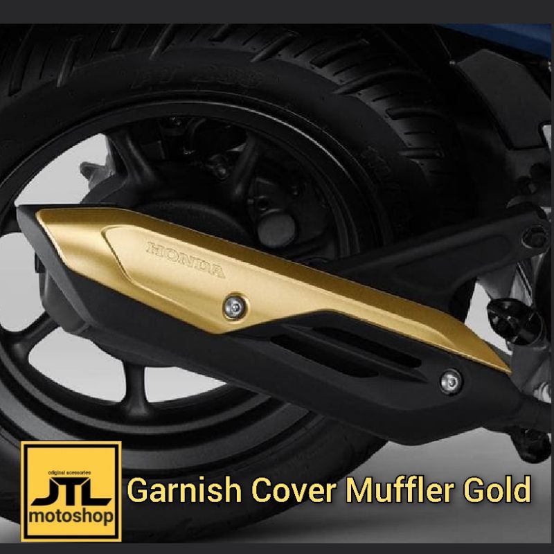 Garnish Knalpot Gold Honda Genio