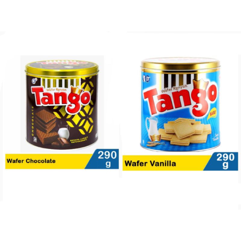 

Tango Wafer Vanilla/Coklat Kaleng 290gr