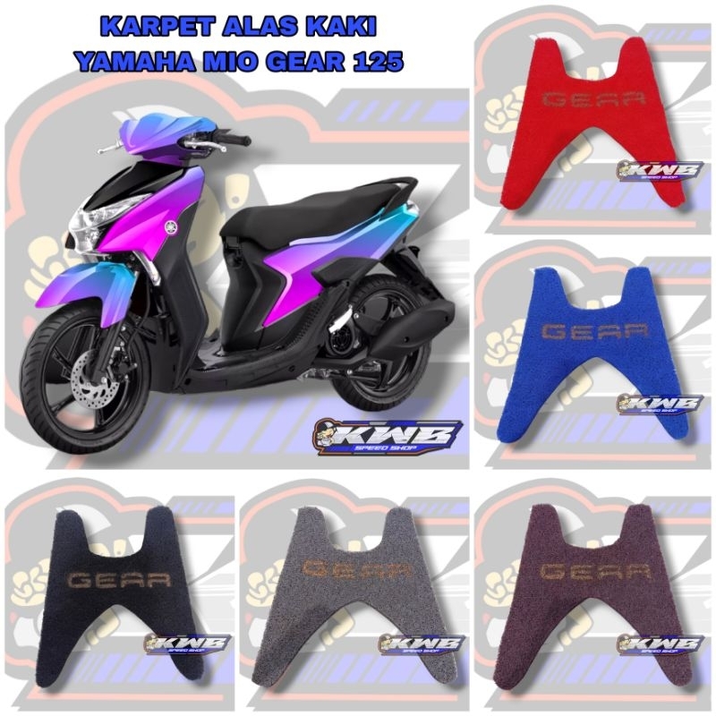 Karpet alas kaki yamaha mio gear 125 warna lengkap karpet alas kaki pnp yamaha mio gear 125