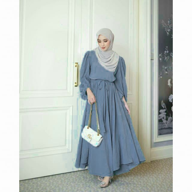 INAYAH DRESS - DRESS SIMPLE/Dress Wanita/ Dress Elegan/ Dress Polos/ Korean Look