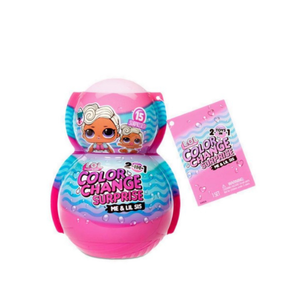 

Promo Boneka LOL Color Change 2in1 Surprise Lil My Sis Limited