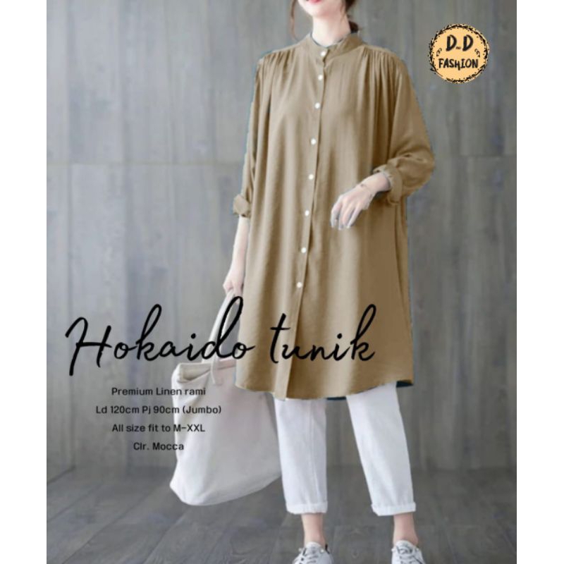 HOKAIDO LONG TUNIK JUMBO LD 120 cm TERBARU