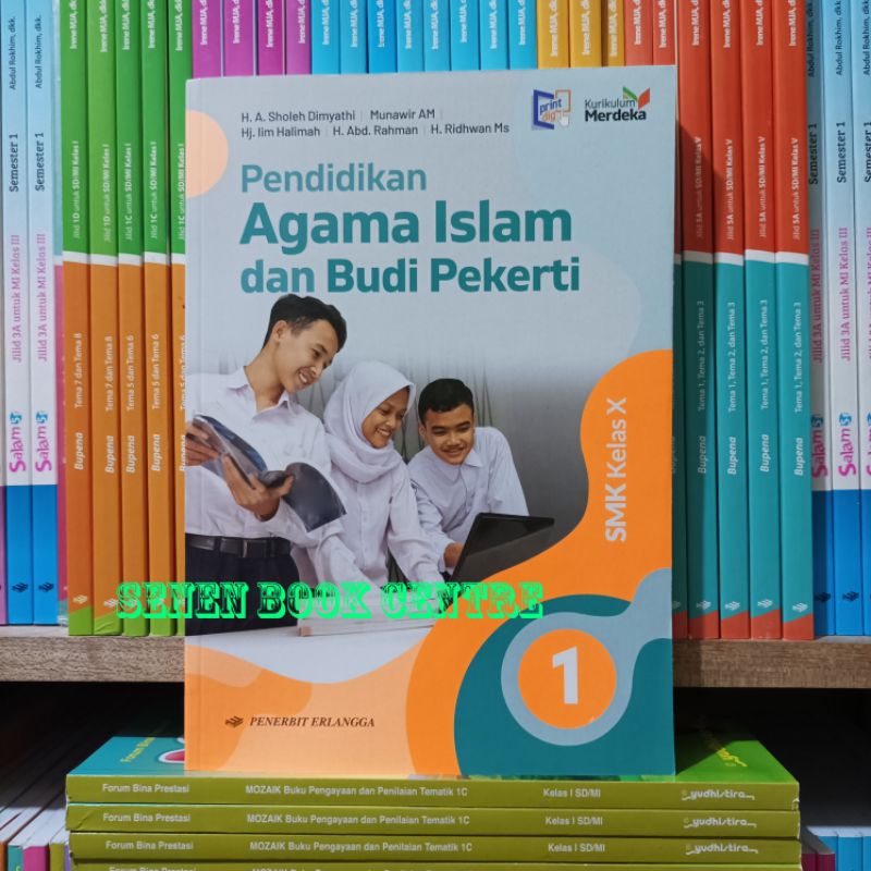 Buku Agama Islam Kelas 1/X SMK Erlangga Kurikulum Merdeka