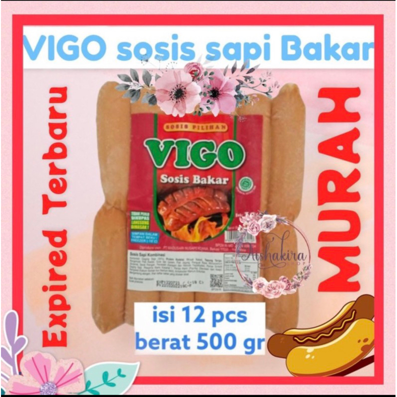 VIGO sosis sapi bakar 500gr