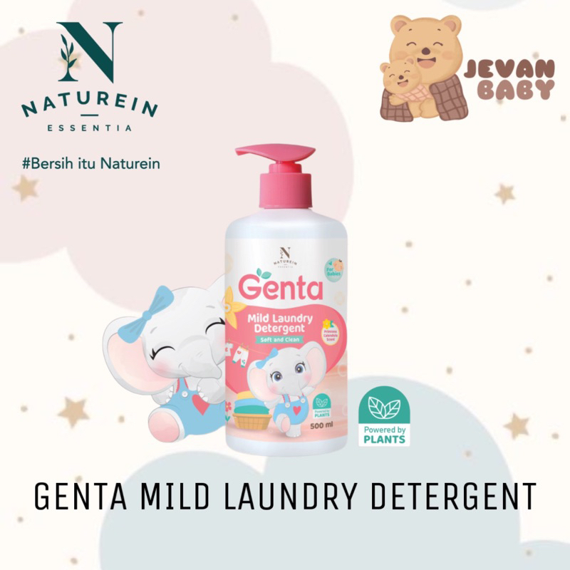 NATUREIN Genta Mild Laundry Detergent 500ml / Deterjen Bayi