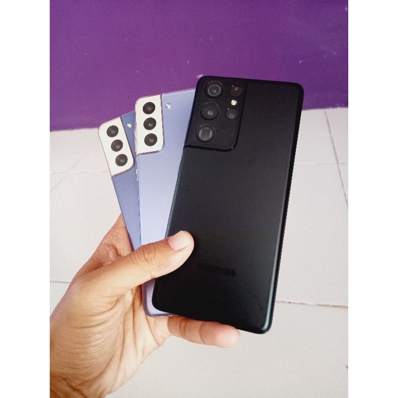 samsung s21 ultra s21 plus dan s21 256gb hp second seken bekas garansi resmi sein indonesia siap pak