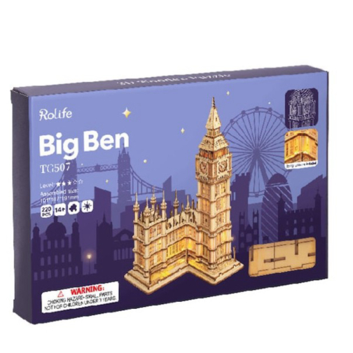 

Dijual Robotime 3D Puzzle Rolife Big Ben London Light Woods Model Diskon