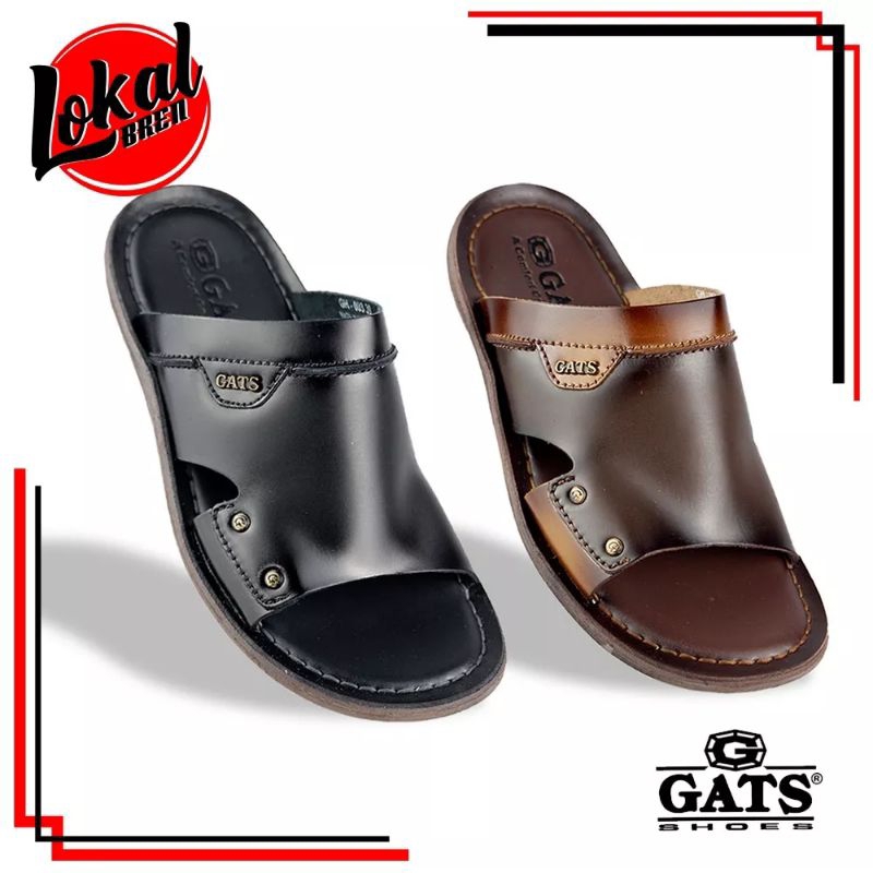 sandal gats/sandal kulit pria/sandal laki laki/sandal pria/sandal selop/sandal kulit
