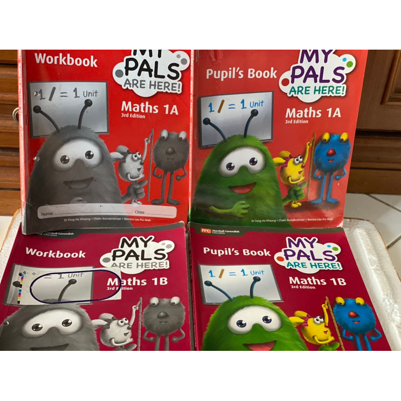 

My Pals pupils and workbook Math 1-4