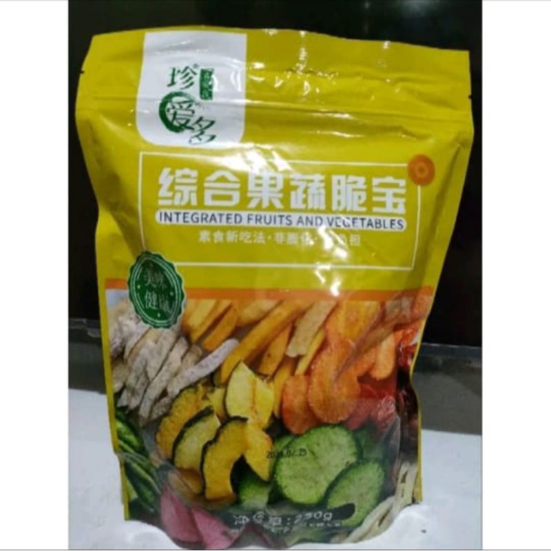 (HALAL) Driend Bien Composite Snack Sayuran + Buah kering total 12 macam