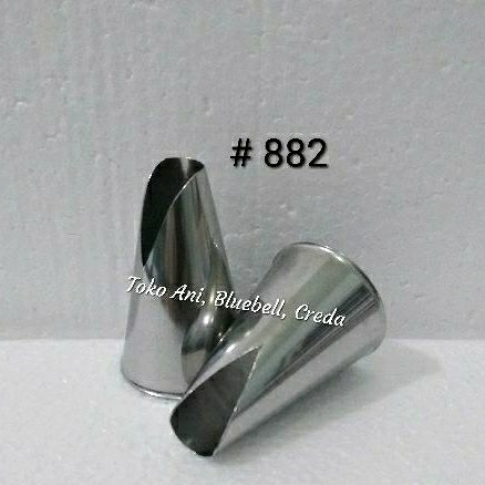 ATECO MEDIUM SAINT HONORE PASTRY PIPING TIP #882 ( ATECO SPUIT SAINT HONORE #882 )