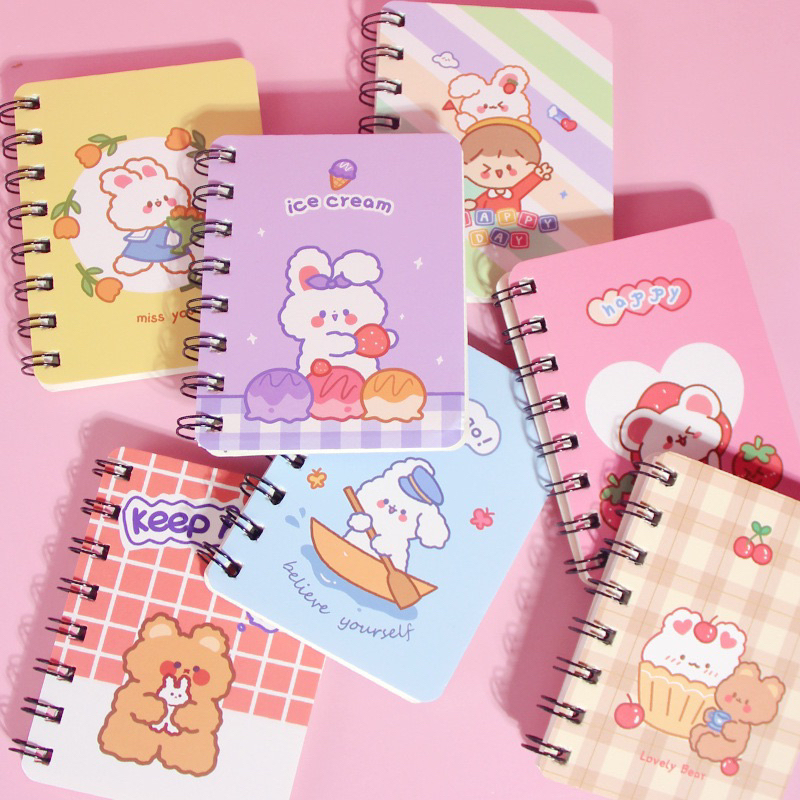 

Buku Tulis Mini Fancy BUN / Notebook Fancy Cute