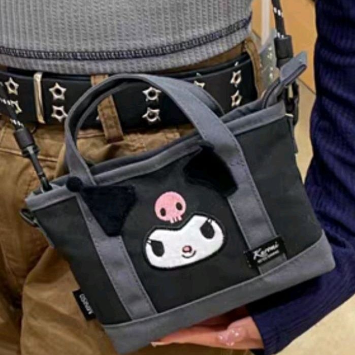 TAS KUROMI ORI MINISO SANRIO / SLING BAG CINNAMOROLL IMPORT / TAS SLEMPANG POCHACCO / TAS IMPORT LUC