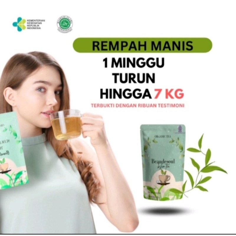 Promo COD Detox Tea & Slimming TEA- Teh Diet Rempah - Teh Pelangsing Herbal - Penurun Berat Badan - 