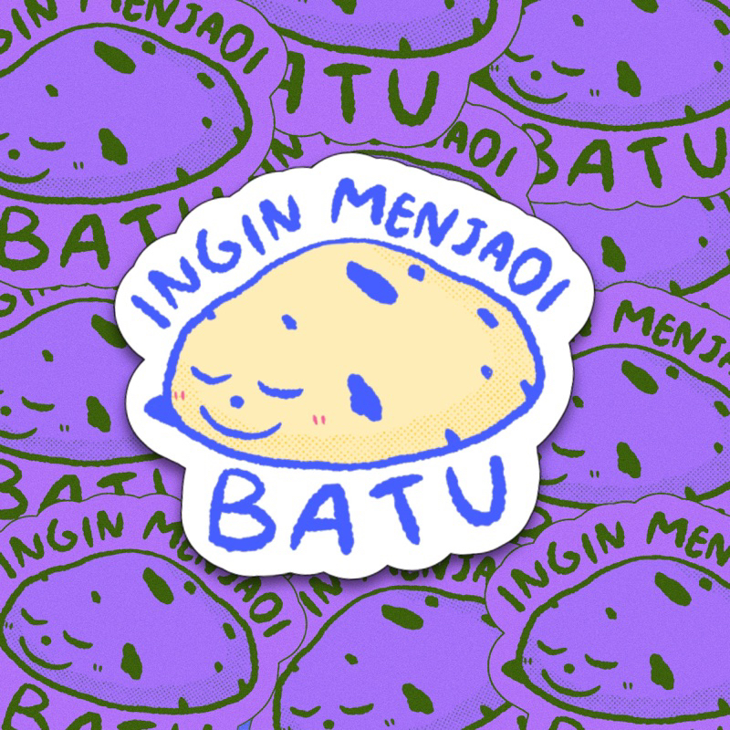 

groll.cee - jadi batu die cut sticker