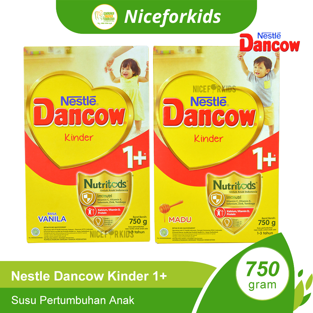 Dancow Susu Pertumbuhan Anak Kemasan 750gr Usia 1+ / 3+ Susu Bubuk Formula Anak