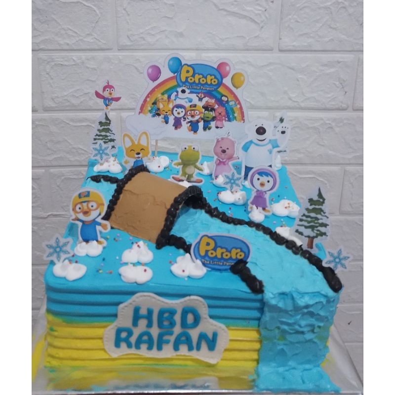 kue ulang tahun pororo