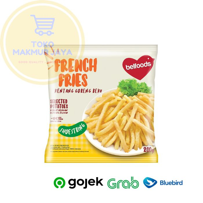 

[FROZEN] BELFOODS FRENCH FRIES / KENTANG GORENG 200gr